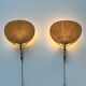 1970s Vintage Ingo Maurer for M-Design Uchiwa III Bamboo Wall Light