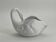 Vintage pot holder/empty pocket Swan in white ceramic
