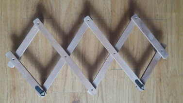 Wooden coat hanger