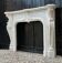 Napoleon III fireplace in Carrara marble circa 1880