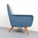1950s armchair in grey and blue