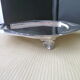 Art Deco Style silver metal presentation tray