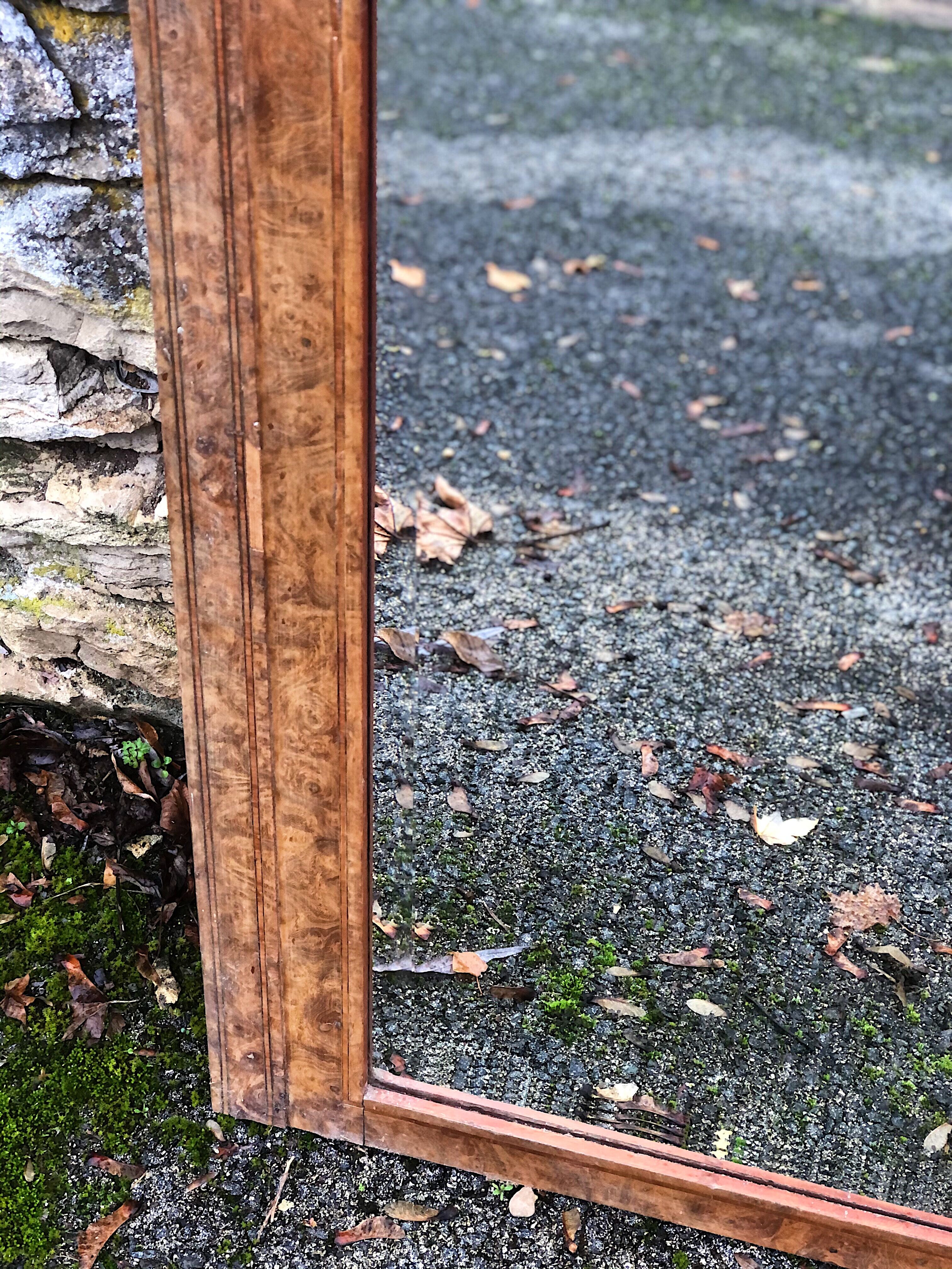 Mirror 168x110 era 1925 , bevelled ice