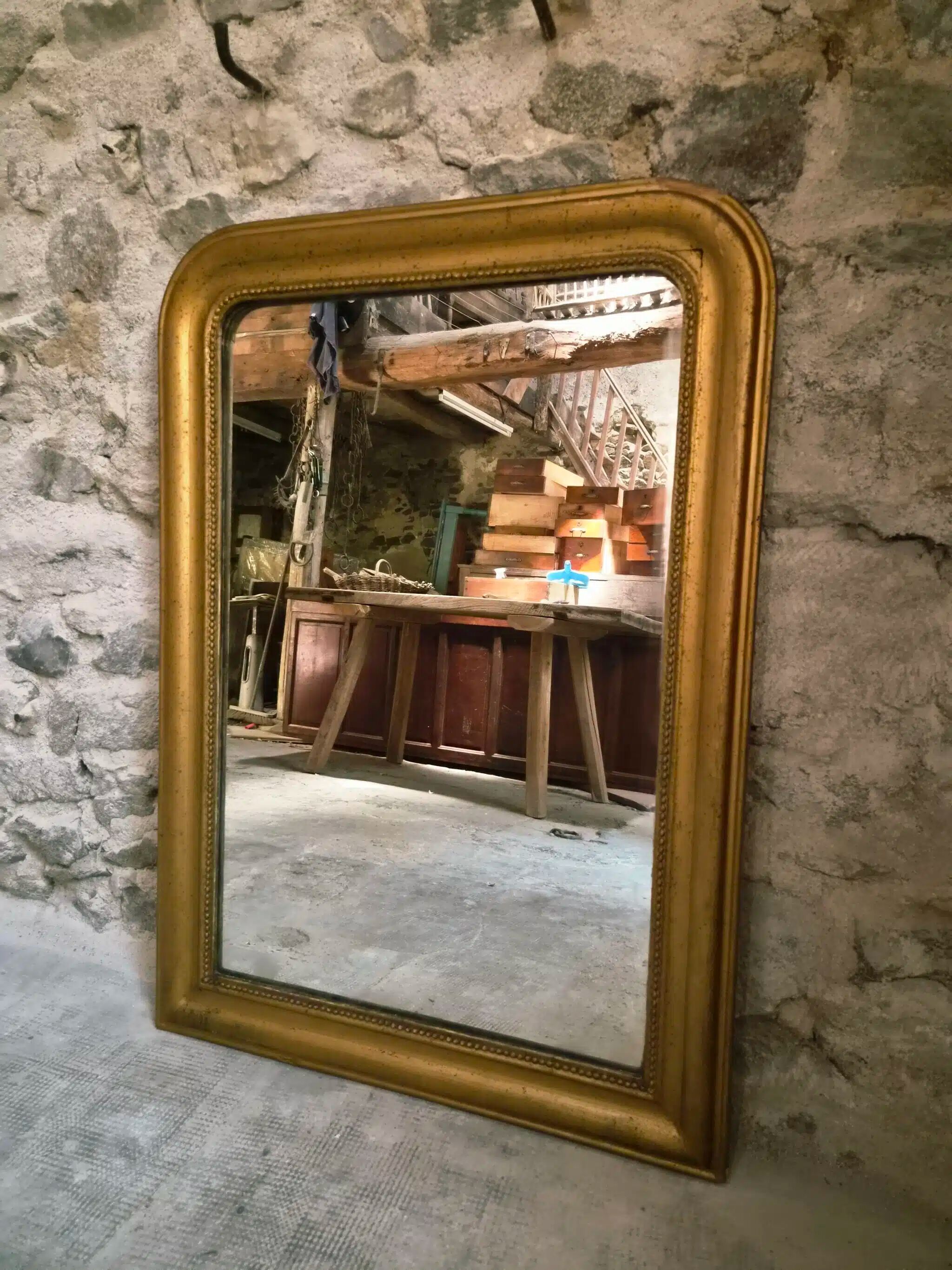 French antique mirror Louis Philippe, 19th century