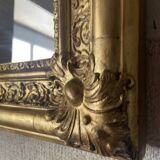 Old golden mirror