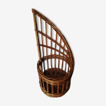 Baker's wicker bread basket in perfect condition