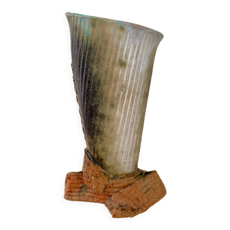 Wabi-sabi vase from the 1970s
