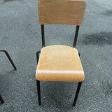 Set of 4 Mullca chairs - School chairs