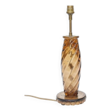 Murano glass lamp with gold glitter