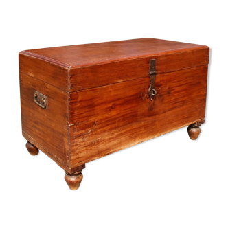 Antique Indian teak chest