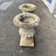 Pair of Médicis garden vases in reconstituted stone – Superb patio