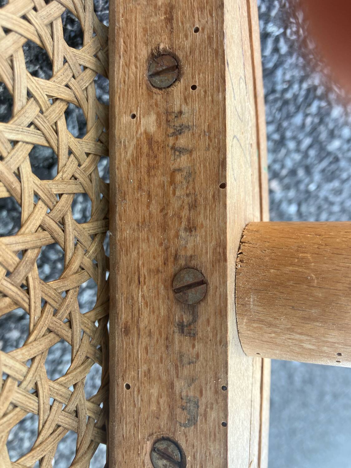 Radomsko style Thonet Baumann curved wood bistro chair