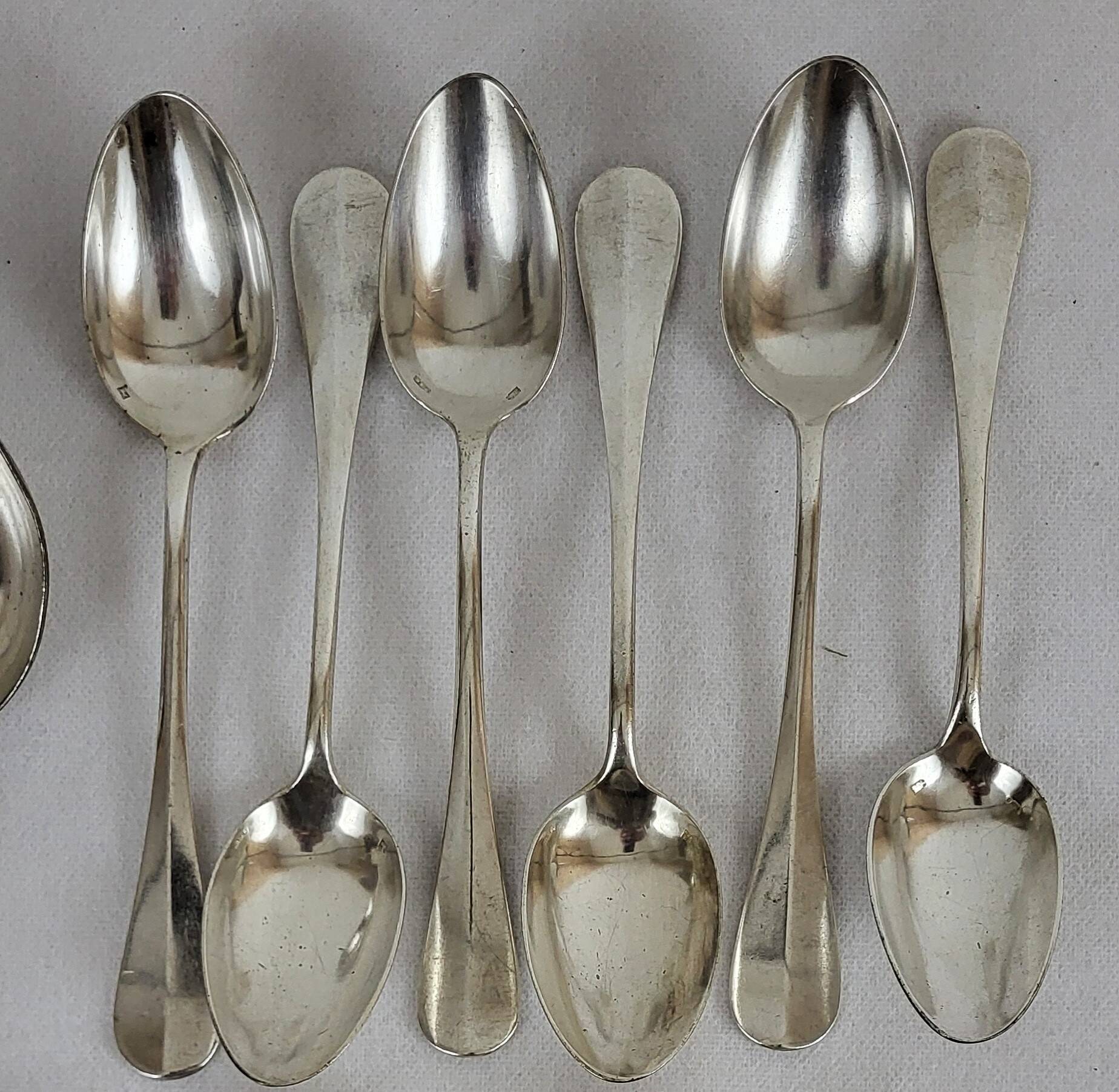 13 Ercuis silver-plated cutlery