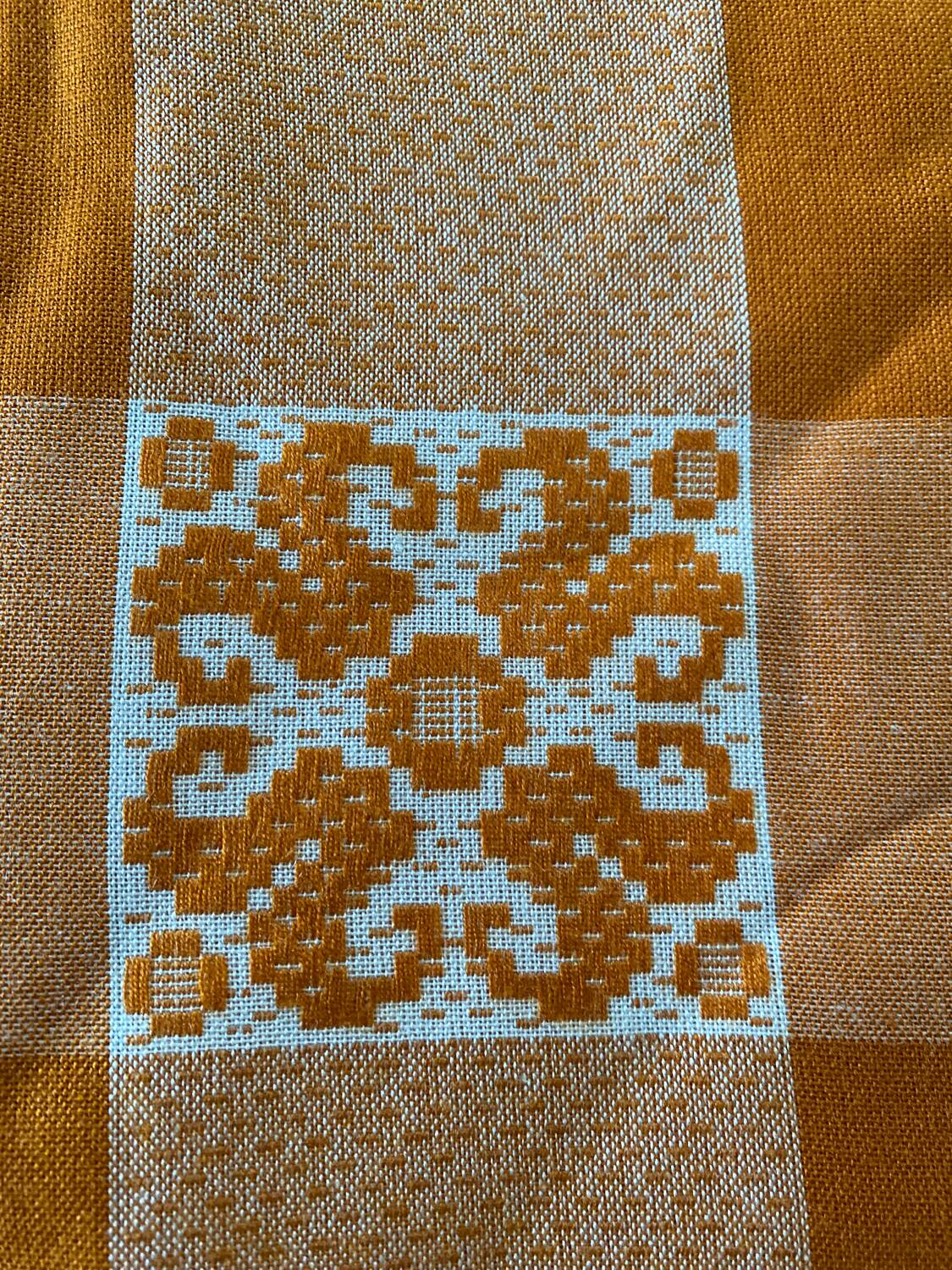 Nappe vintage orange