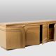 4-door birch wood sideboard. 1970s.