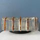 Plafonnier vintage Herda en verre