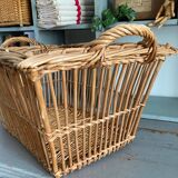 Old rattan basket