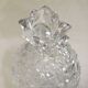 Vintage Pineapple Crystal Candy Dish Sugar Bowl Covered Pot