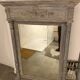 Trumeau ancien fin XIXè, grey wood, Shabby chic style 109x142cm