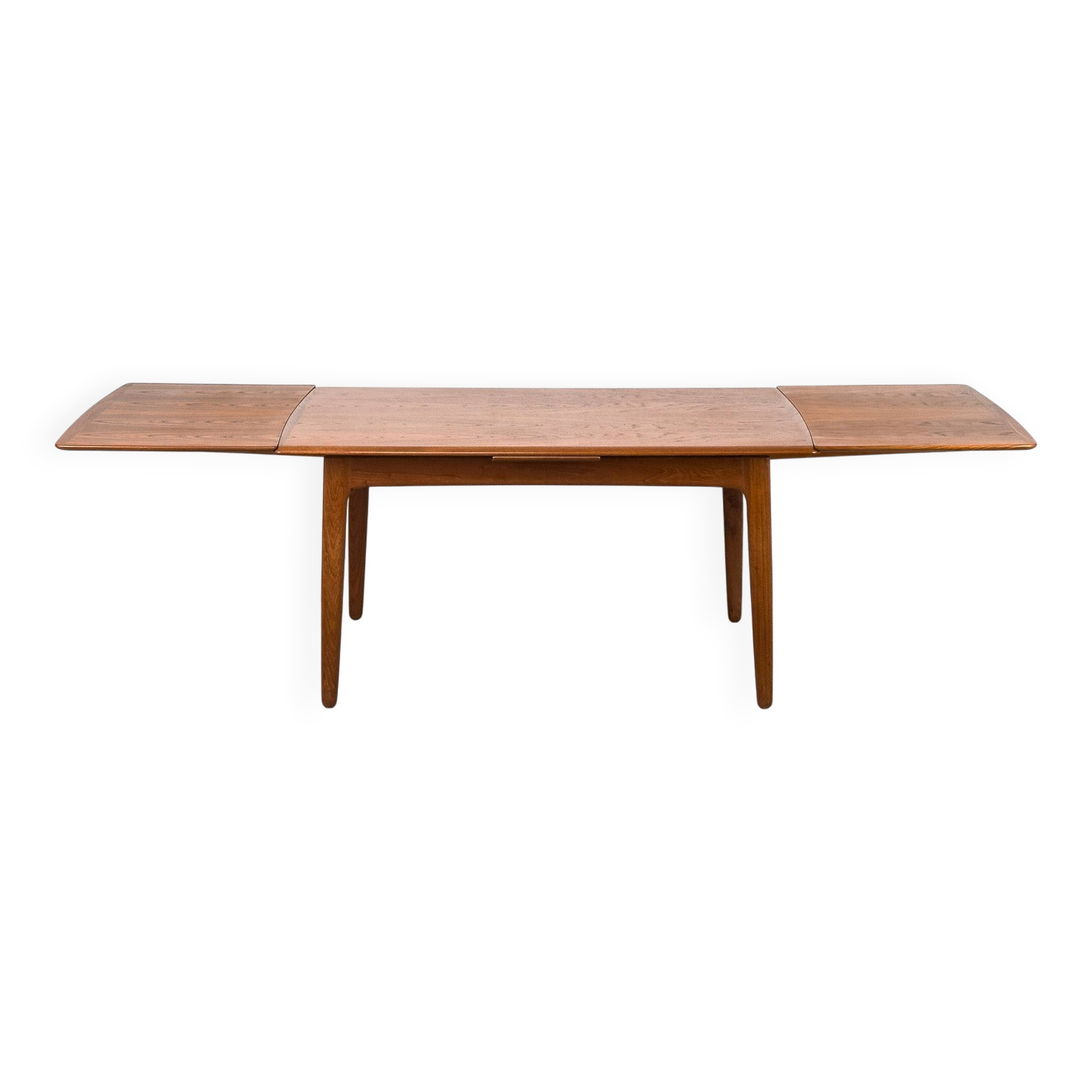 Teak Extendable Dining Table by Svend Aage Madsen for K. Knudsen & Son, 196