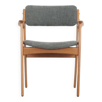 Fauteuil en hêtre, design danois, années 1960, designer : Erik Buch