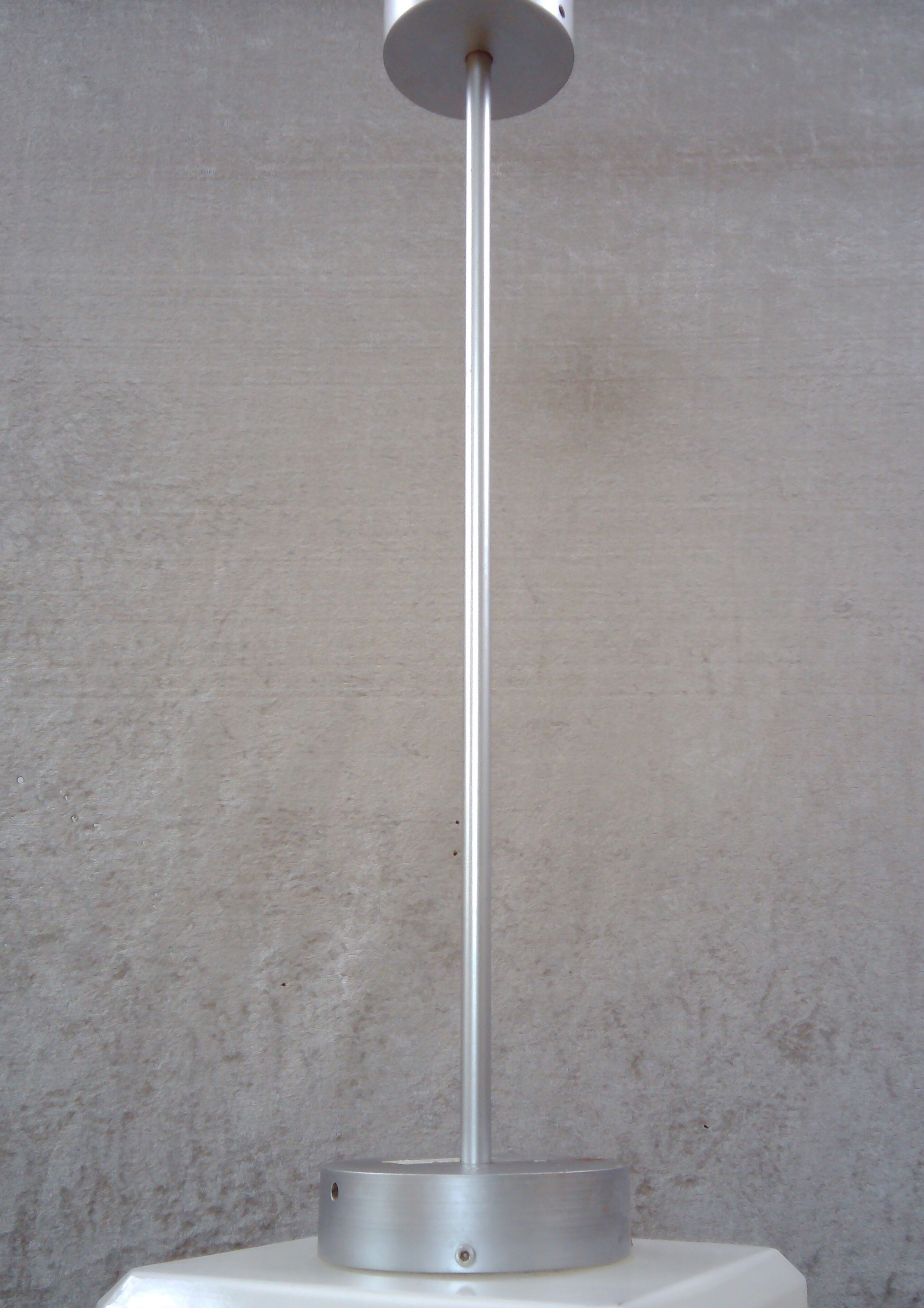 Square glass ceiling lamp