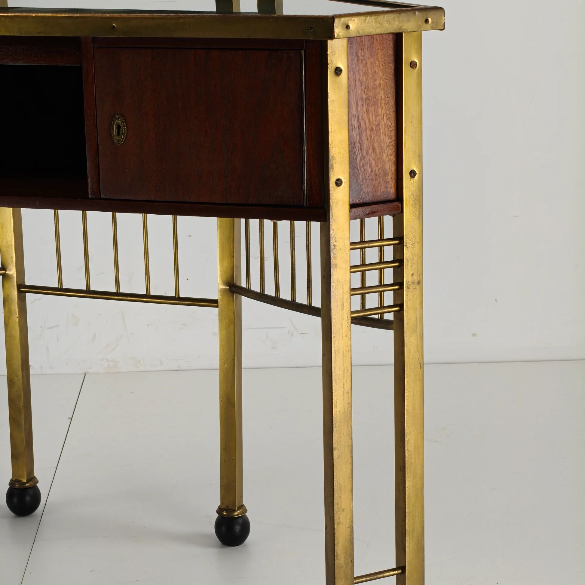 Antique French brass dressing table - 1930