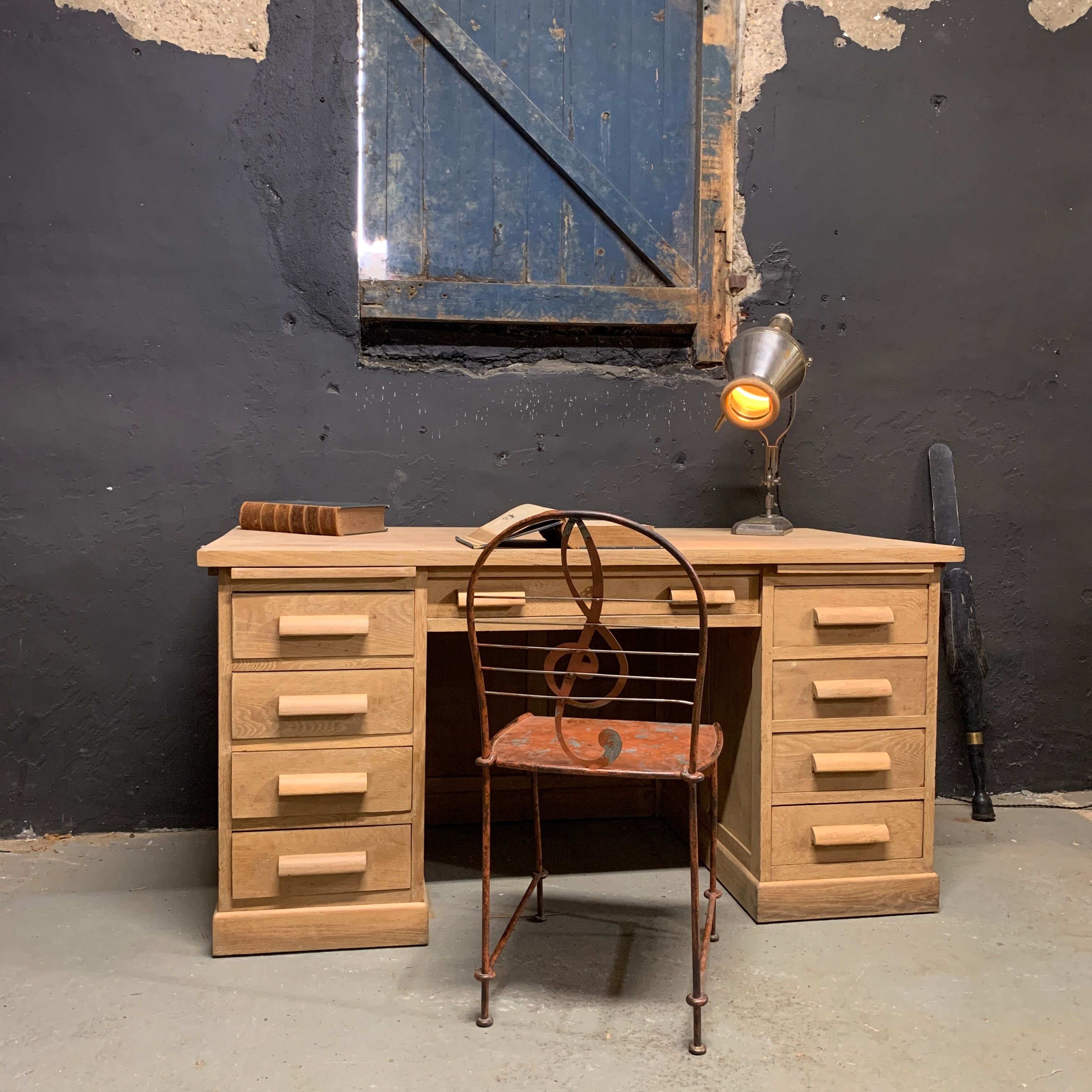 So-called American style minister's office in oak 1930