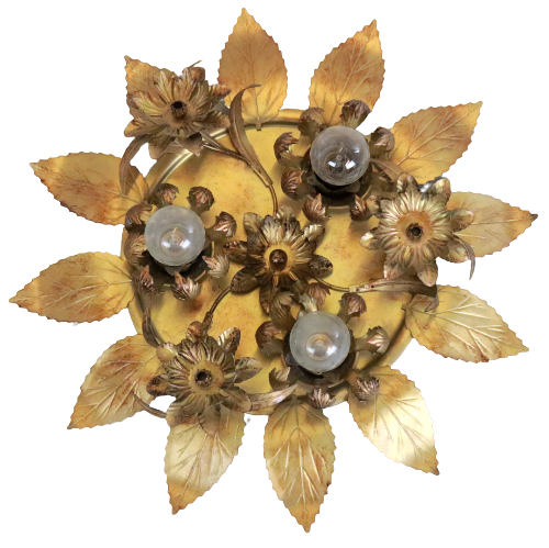 Vintage ceiling lamp ceiling lamp willy daro flower flower lamp