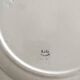 Round iron earth dish monogram “N” KG Lunéville