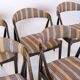 Ensemble de 6 chaises de salle à manger modèle 31 réalisées en bois foncé par Kai Kristiansen