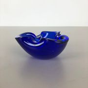 Cendrier Murano  "Blue" Italie années 1970