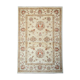 Handmade ziegler carpet cream wool floral area rug- 100x147cm