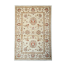 Tapis ziegler fait à la main crème laine floral area tapis - 100x147cm
