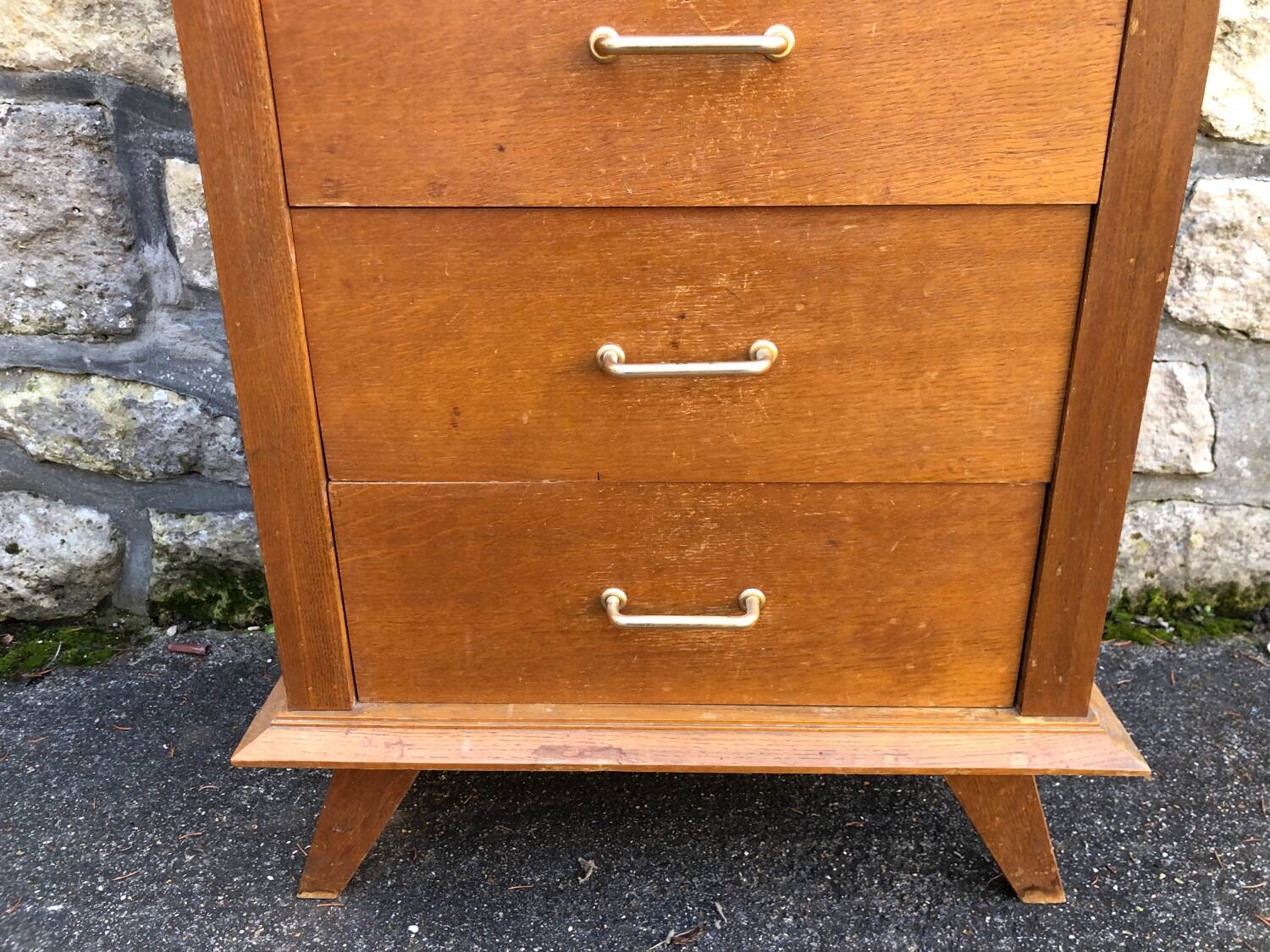 Vintage chiffonier chest of drawers 1950