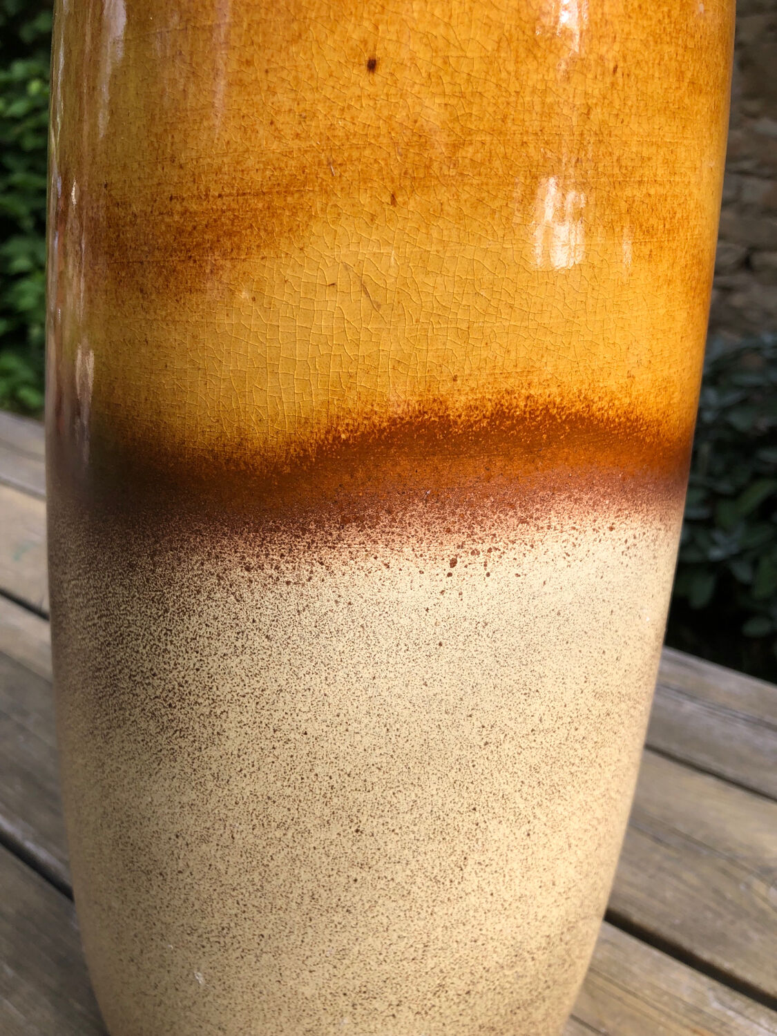 Enamelled vase W. Germany