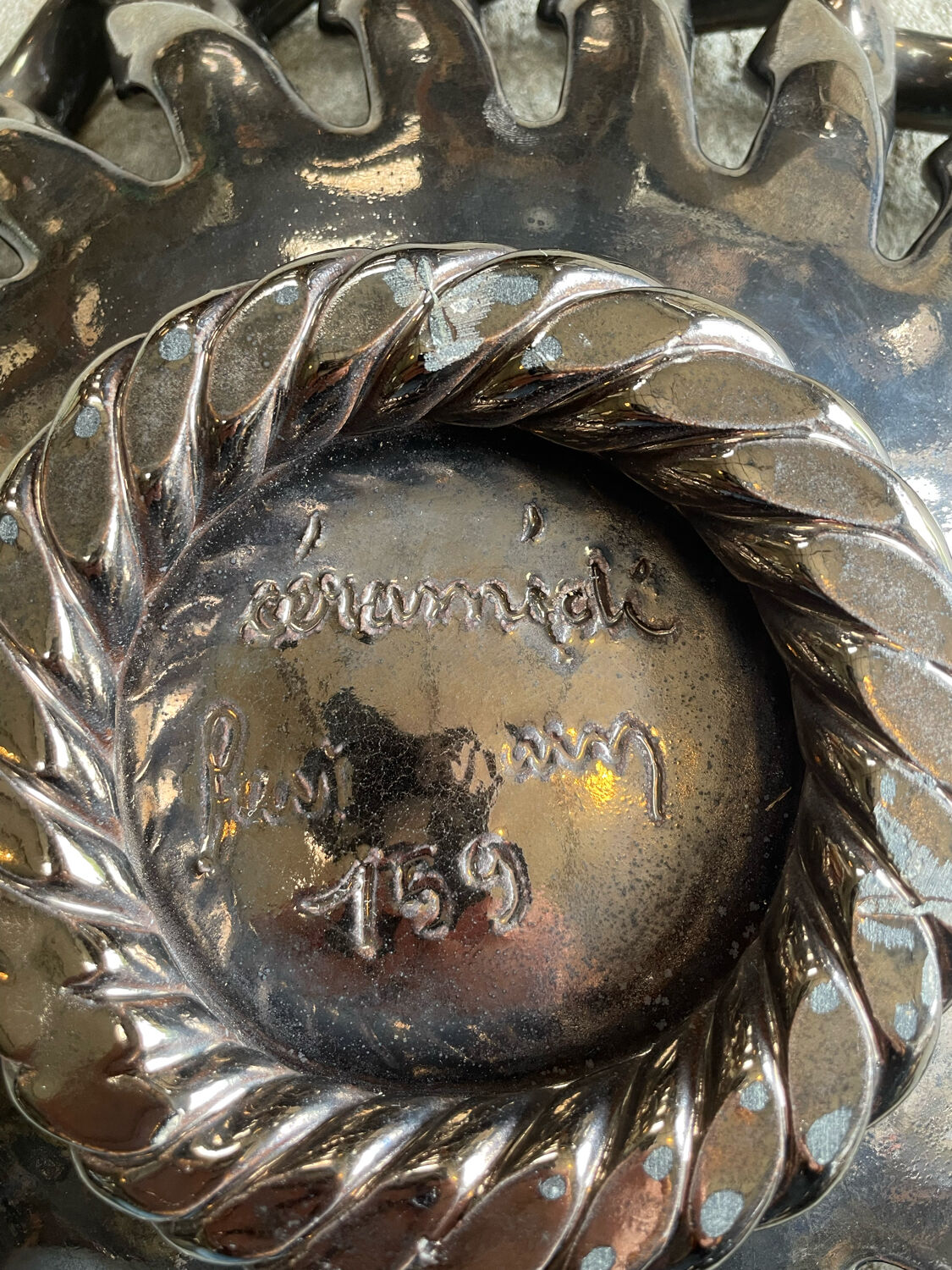 Ceramic fruit cup 1950