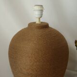 Vintage 70's natural rope lamp base