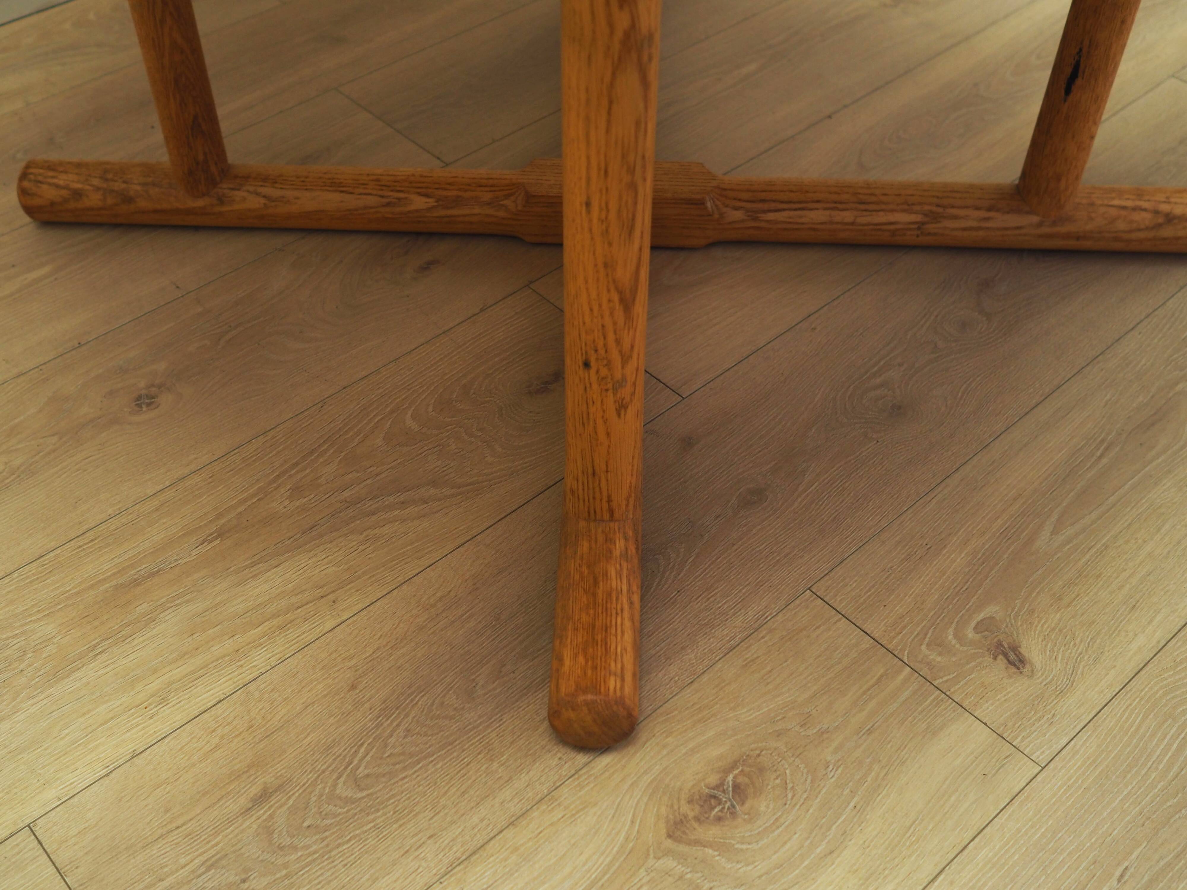 Ash round table, Danish design, 1960s, production: Denmark