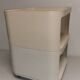 Vintage bedside table by Anna Castelli, Kartell model 4970 from the Componibili series.