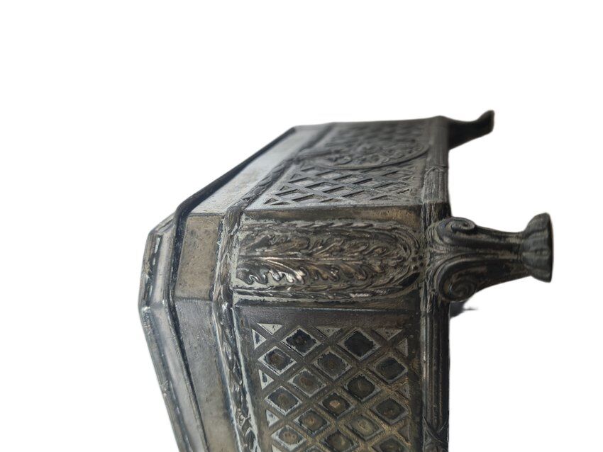 Eclectic German sugar bowl from WMF, 1890s