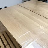 Solid wood dining table