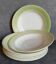 Huit assiettes faïence de salins années 50
