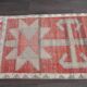 1970s Turkish Oushak Handmade Wool Cotton Red Runner Rug 90x304