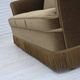 1960s, Danish 3-seater sofa, olive green furniture velour, beech wood.