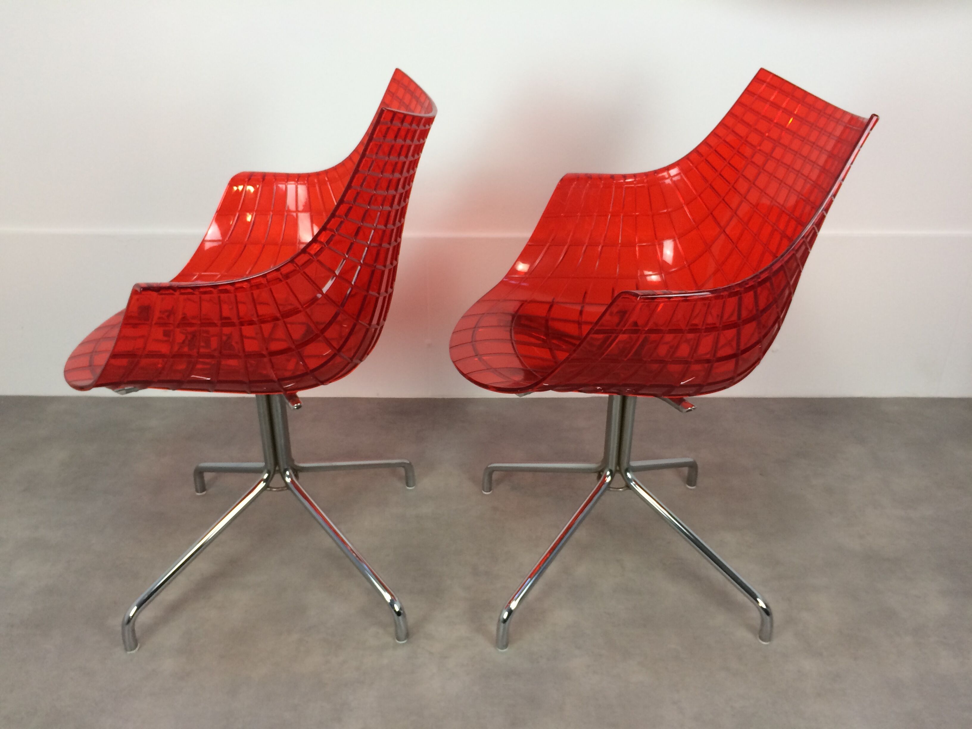 Pair of Meridiana chairs by Christophe Pillet for Driade