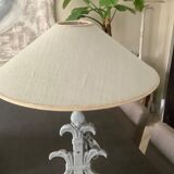 Lampe ancienne avec son abat jour