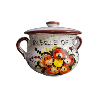 Poubelle de table vintage