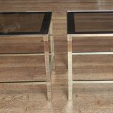 Pair side tables design sofa ends