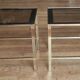 Pair side tables design sofa ends